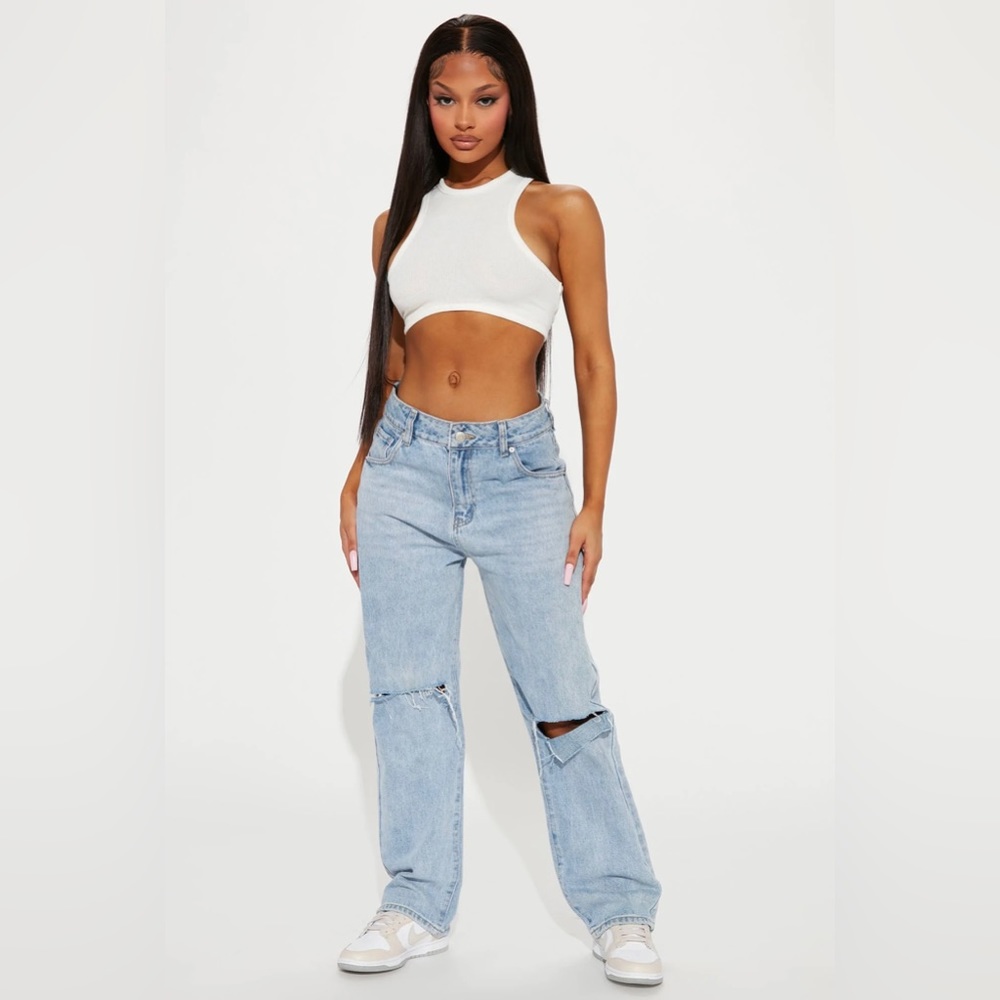 Fashion Nova Bend The Rules Slouch Fit Jeans